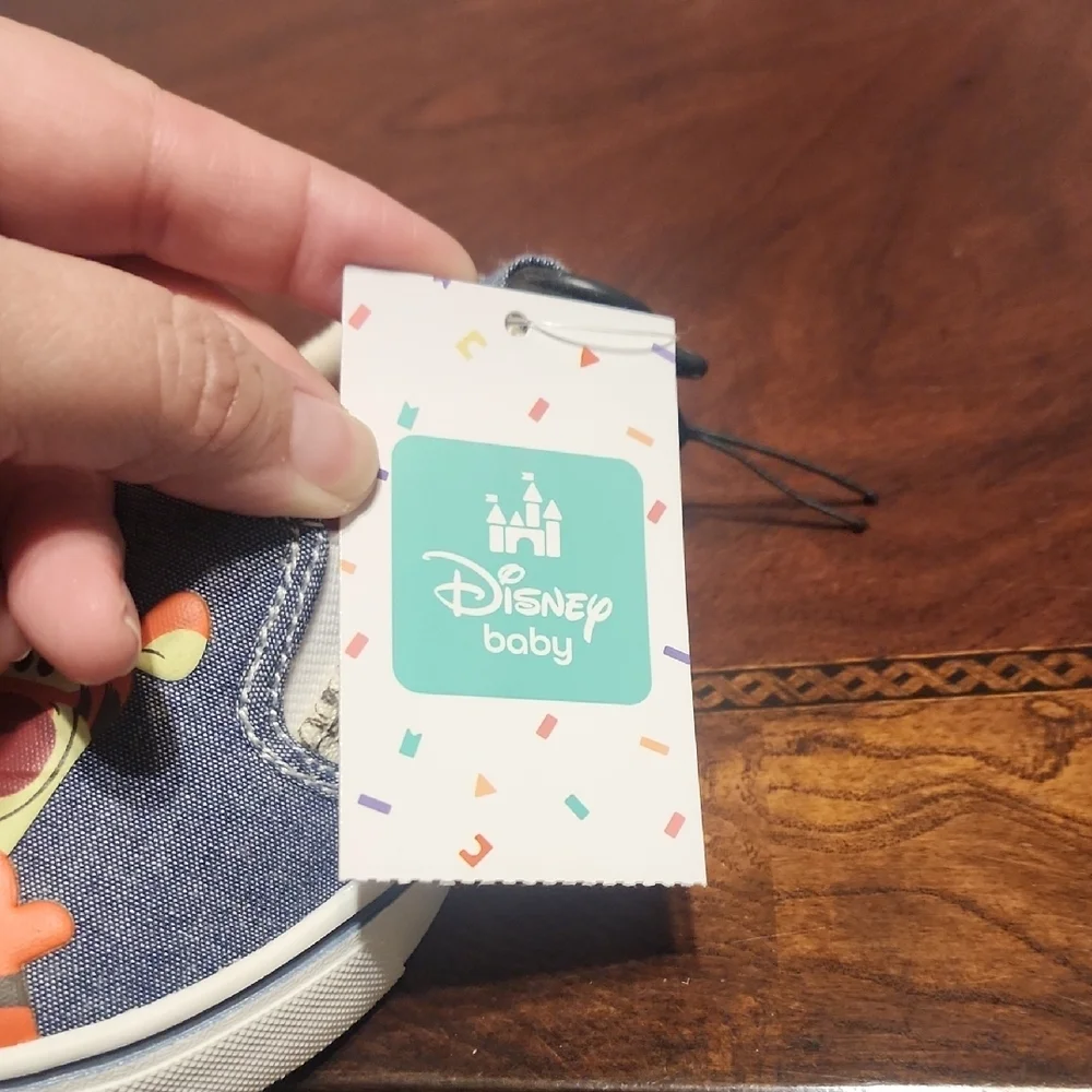 Disney Baby Denim Slip-On Sneakers
